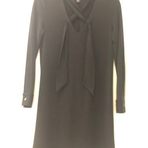 Black shift dress